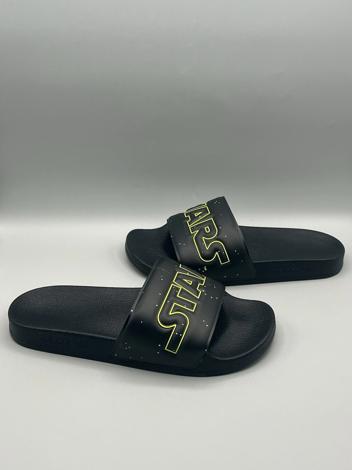 Adidas Adilette Star Wars Sandali Slides Nero Giallo Uomo Taglia 7 (FX6352)