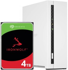 NAS file server Qnap TS-133 with a 4TB Seagate IronWolf disk