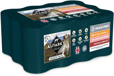 Autarky Grain Free Wet Dog Food, Variety Pack 12X 395G – Delicious Chicken, Lusc 4.48 per kilo