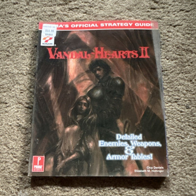 Prima Games Vandal Hearts II Strategy Guide Fully Detailed Maps 1999