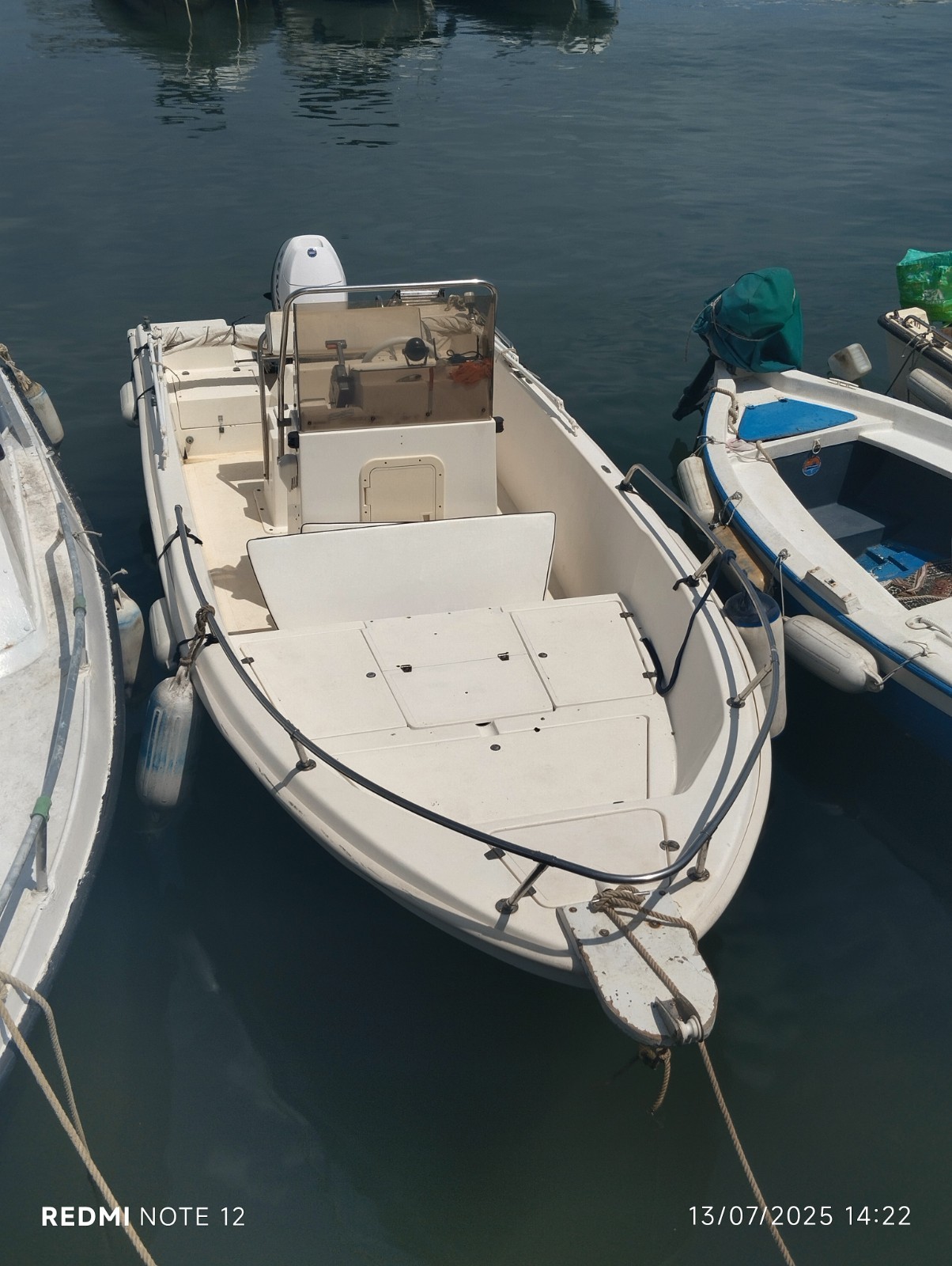 vendo open 5.50 con selva dorado 40cv 4t