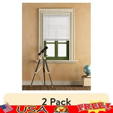 Cordless Vinyl Light Filtering Blinds 1in 2 Pack Window Treatment Safe Design US