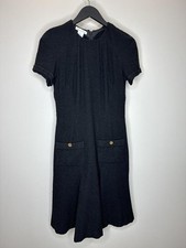 Women Oscar de la Renta Dress Black Nylon 38 ...
