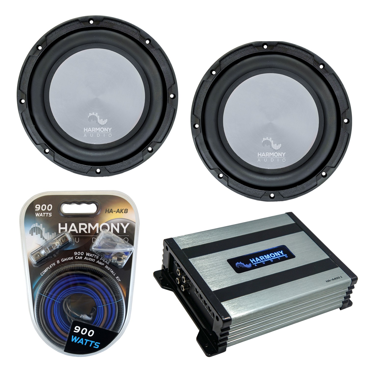 Harmony (2) HA-A102 Car Stereo Alloy Series 10" Sub 800W Sub