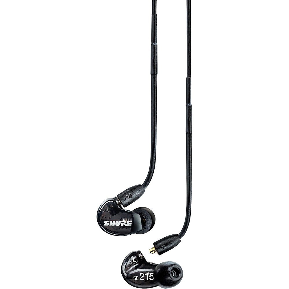 Shure SE215 Dynamic Microdriver Earphones Black