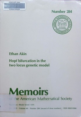 Hopf bifurcation in the two locus genetic model Ethan Akin. Memoirs of the Ameri