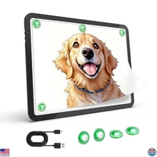 9000Lux A4 Rechargeable Light Pad, 4000mAh Battery for Tracing & Sketching