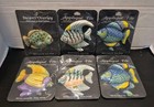 Lot Of 6 VTG NOS Bolart Custom Tile Tropical Fish Hand Made Hand Painted