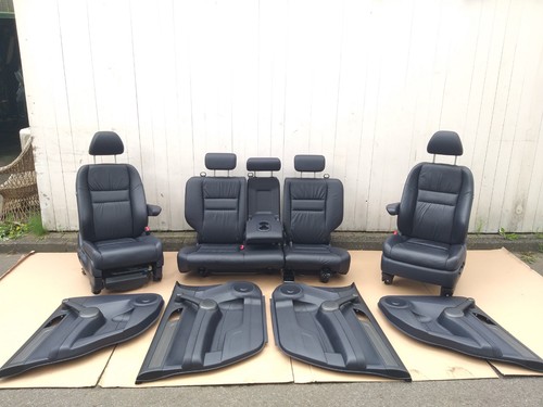 Honda CR-V III MK3 RE6 Bj.2010 Sitze Leder Schwarz Türverkleidung Heizung Satz