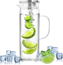 Bottiglie Vetro 1,5 Litri Bottiglia Vetro Caraffa Vetro Con Coperchio Caraffa Ac