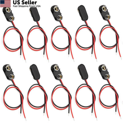 California JOS 9V Battery Clip Connector Hard Shell for Arduino... 