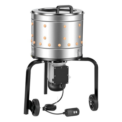 #ad 550W Electric Chicken Plucker Machine 114 Fingers w Wheels Stainless Steel $342.98