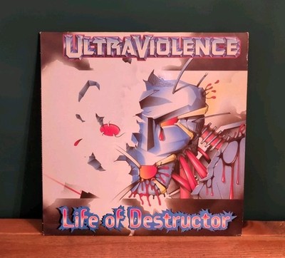 Ultraviolence Life Of Destructor LP Vinyl Record 1994 Earache MOSH103LP A1/B1