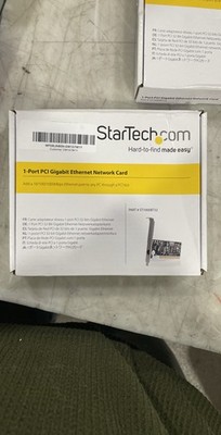 StarTech ST1000BT32 PCI Gigabit Ethernet Card 1-Port Network Adapter for PC