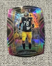 2020 Panini Select #233 Alejandro Villanueva Purple Prizm Die Cut