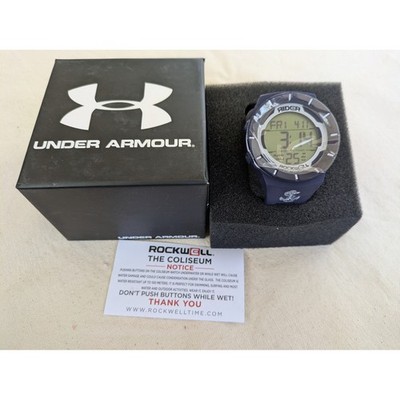 Rockwell Coliseum Digital Watch Navy Blue US Navy Under Armour 100M Box NEW