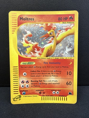Moltres Holo Card H20/H32 Skyridge - Original Owner - MP - 1,250$ or Best Offer