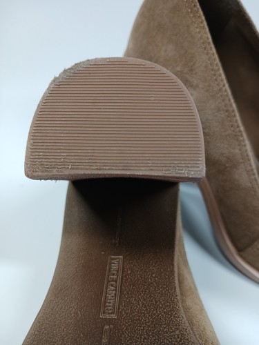 Vince Camuto Wevenly stacked heel suede pump, size 5.5 - Picture 11 of 16