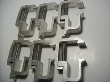 6 Piece Set Truck Camper Aluminum Topper Mounting Clamps Heavy Duty Used 6 Piece Set Truck Camper Aluminum Topper Mounting Clamps Heavy Duty Used