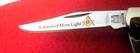ROUGH RIDER TRIBUTE TO FREE MASONRY TRAPPER KNIFE IN DISPLAY BOX MINT NEVER USED — photo 8