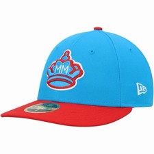 New Era Blue/Red Miami Marlins 2021 City Connect 59FIFTY Fitted Hat Size 7 1/8