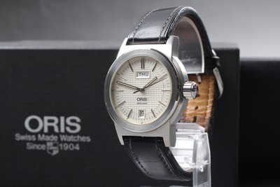 [Near MINT w/ Box] ORIS Big Crown 7500 40mm Silver Dial Day Date AT Herrenuhr