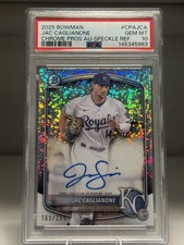 2025 Bowman - Chrome Jac Caglianone #CPA-JCA Speckle Refractor /299 (AU, RC)
