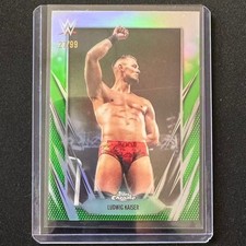 🔌IU 2026 TOPPS CHROME WWE GREEN REFRACTOR /99 LUDWIG KAISER