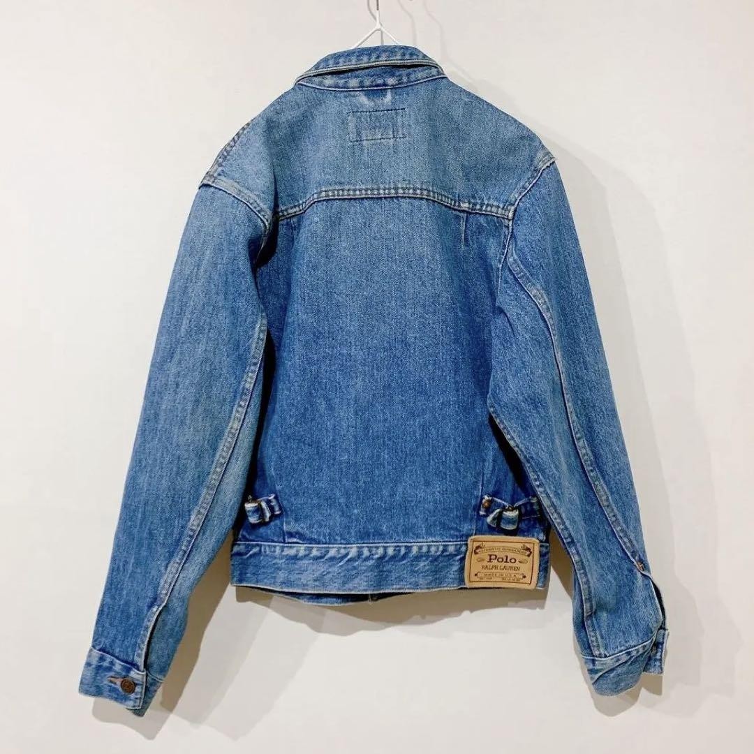 Ralph Lauren Women Jacket Rare 80S Usa Made Polo Country Denim