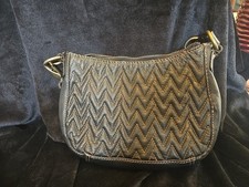 black leather purse vintage