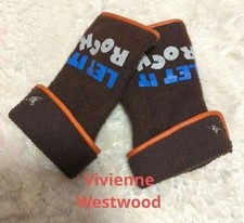 Vivienne Westwood Arm Cover Gloves Orb Brown