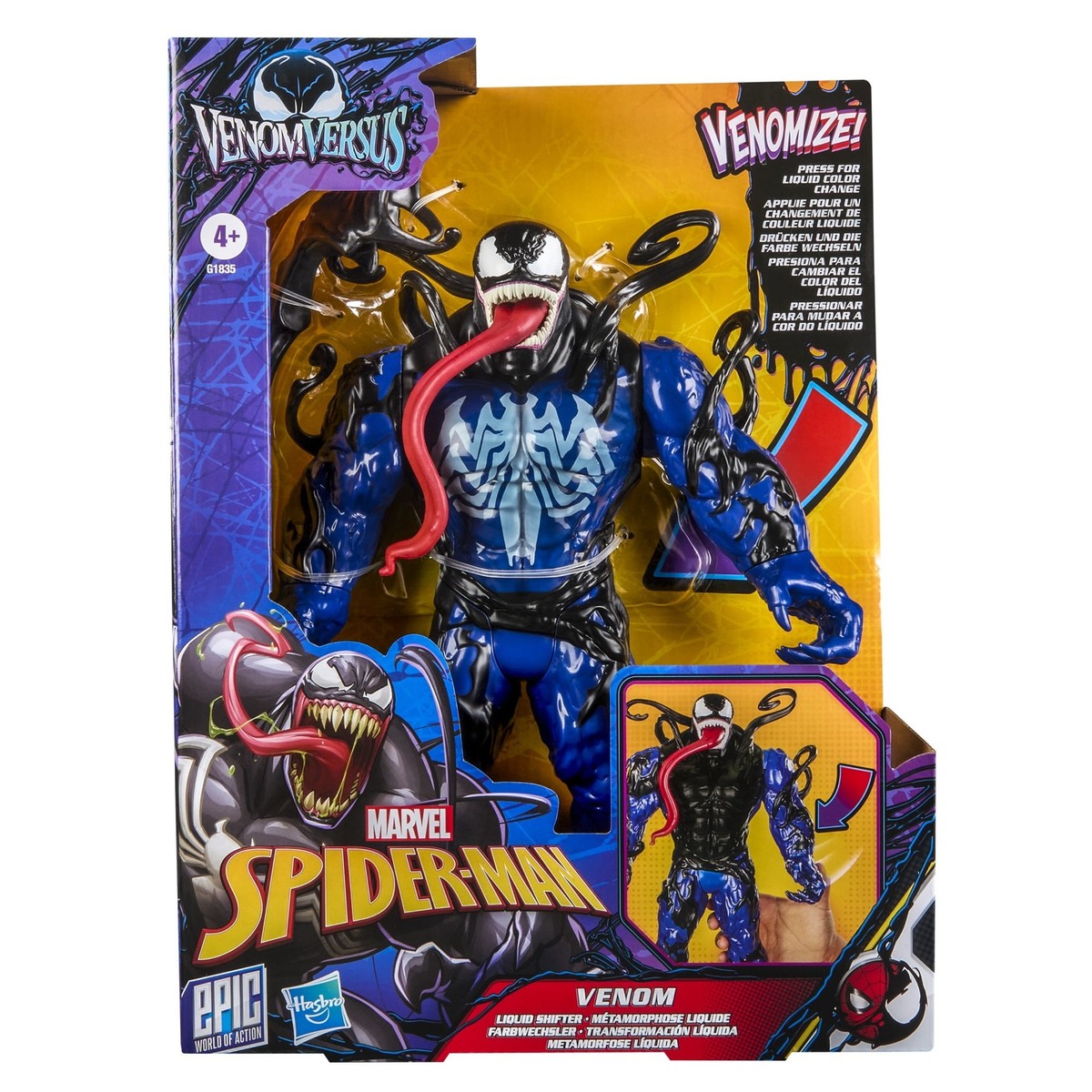Spider-Man G18355L0 Marvel VenomVersus Venom Liquid Shifter Action