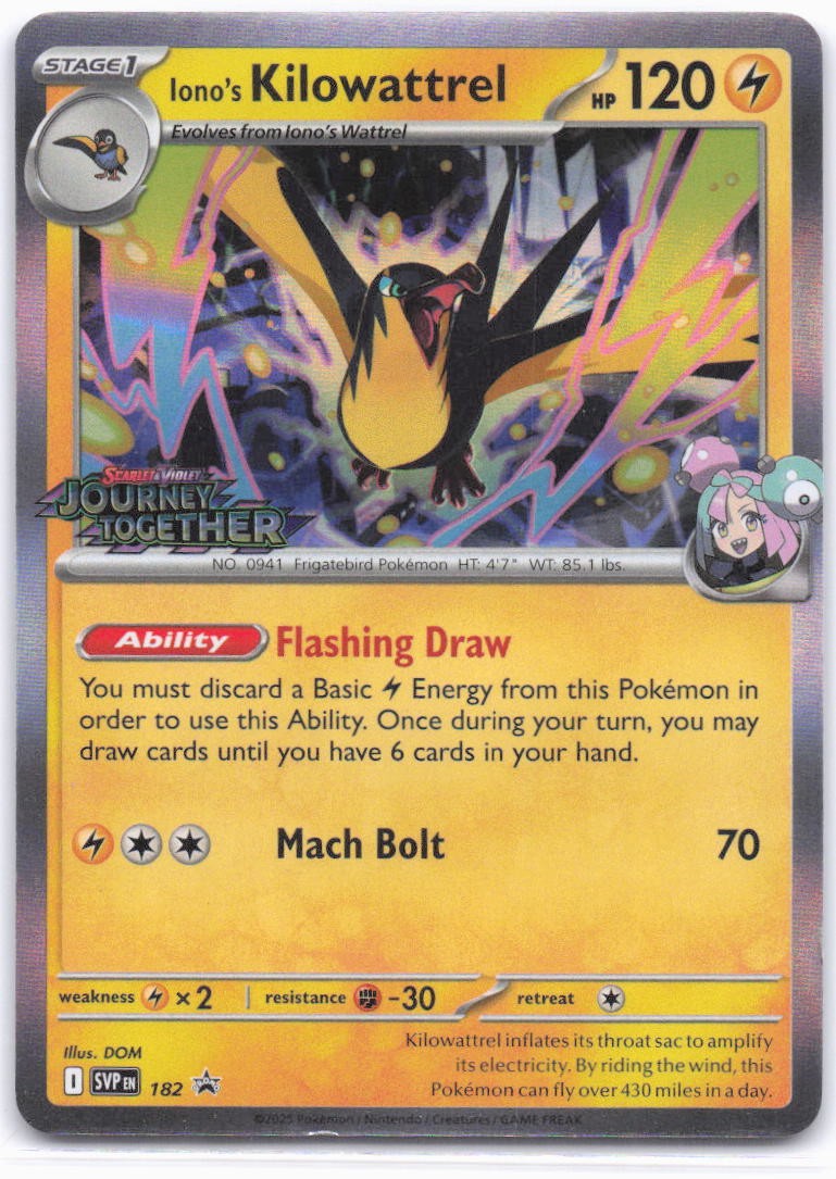 SV: Scarlet & Violet Promo Cards #182 Iono's Kilowattrel