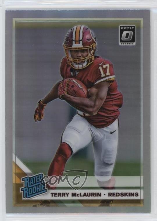 2019 Panini Donruss Optic Rated Holo Prizm Terry McLaurin #179 Rookie RC 1pd