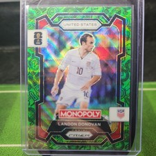 Landon Donovan 2026 Panini Prizm Monopoly FIFA Green Wave #48 USA