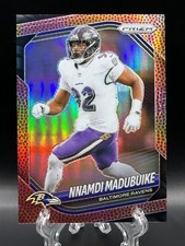 Nnamdi Madubuike 2025 Panini Prizm Pigskin Prizm /180 Ravens #22