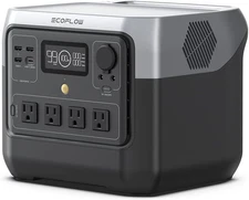Portable Power Station, 768Wh - 1600W AC, Fast Charging - Camping & RV