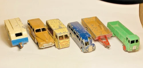 Dinky : Job Lot x 5 Diecast for Restoration - Original Vintage (ref19)