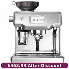 Sage The Oracle Touch SES990BSS Bean-To-Cup Coffee Machine 2400W Brushed Steel#