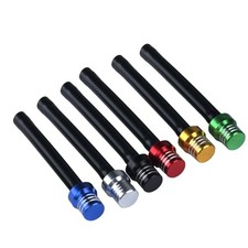 6 pcs Motorcycle Breather Hose Gas Fuel Tank Cap Vent, Motorcycle Gas Cap Black