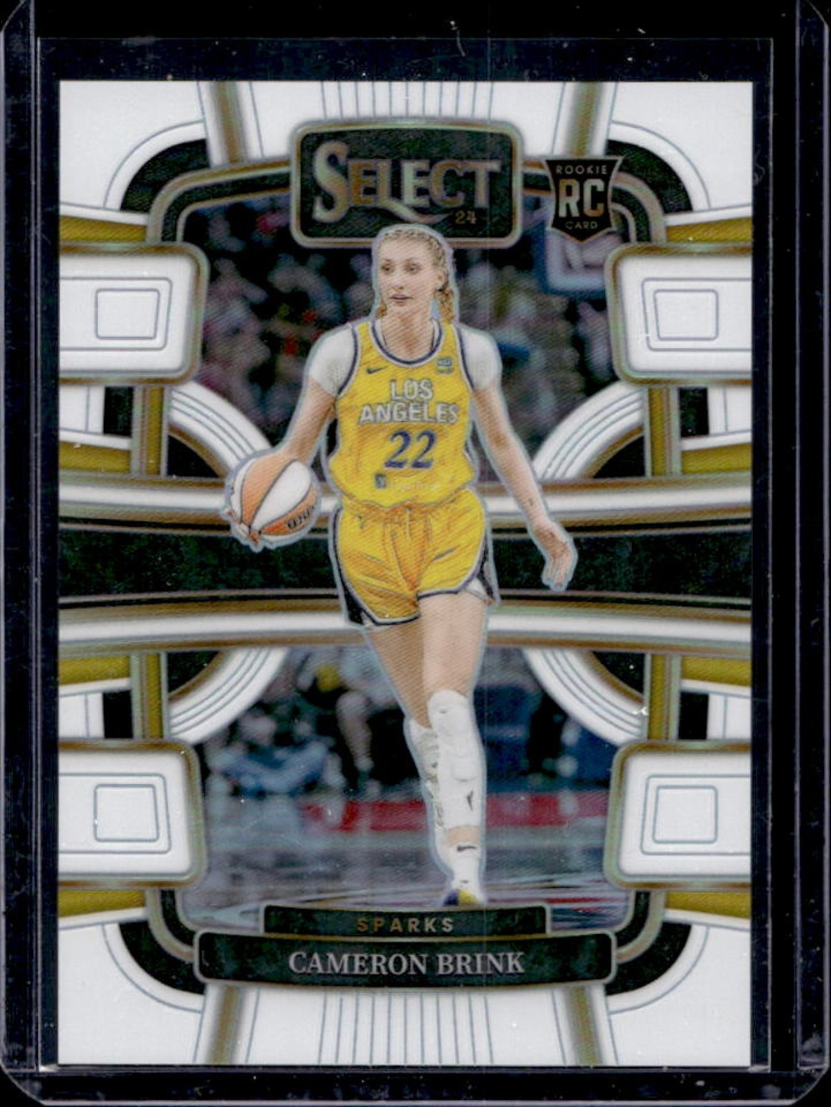 2024 Select WNBA Cameron Brink RC White Prizms Concourse #29/99 Sparks