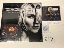 Doro, Love me in black, DoLP white + Bonus CD + signiert, Autogramm (sealed)