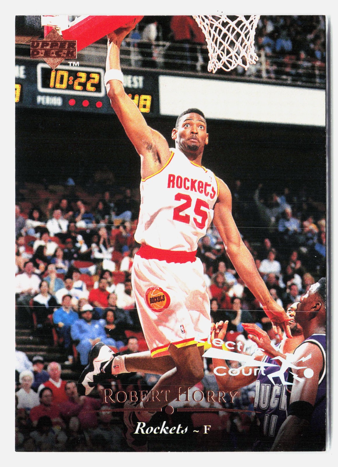 Robert Horry 1995-96 Upper Deck #87 Electric Court Gold Houston Rockets