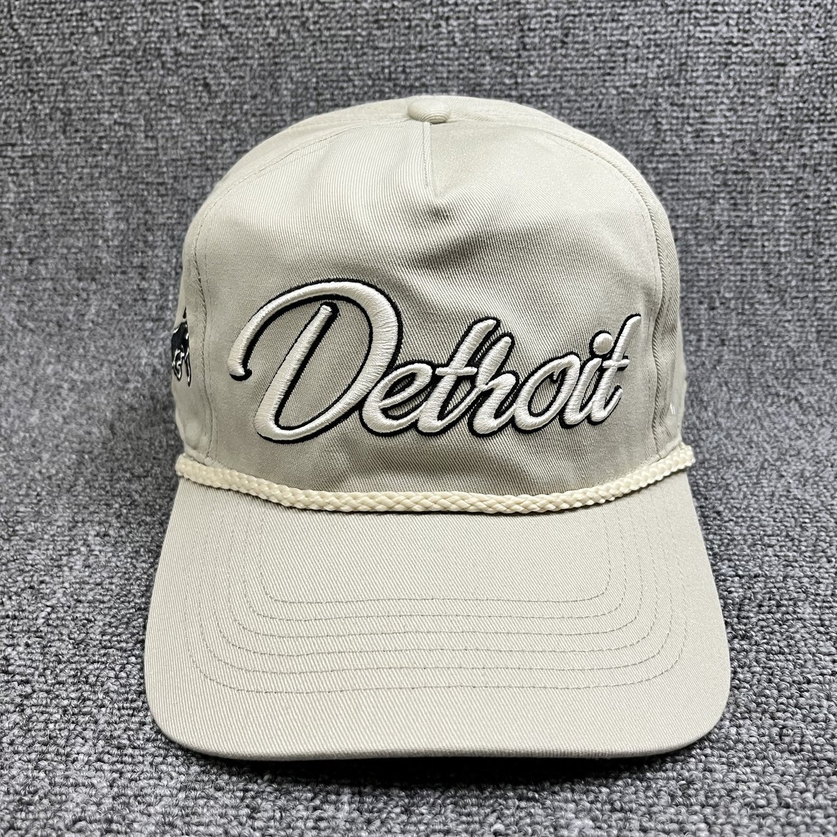 Detroit Lions '47 Brand Pomona Rope Hitch Snapback Hat Khaki Script OSFA NFL