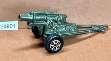 Tootsietoy Howitzer Military Army Canon 2 on Trailer 3.5   LOT A 