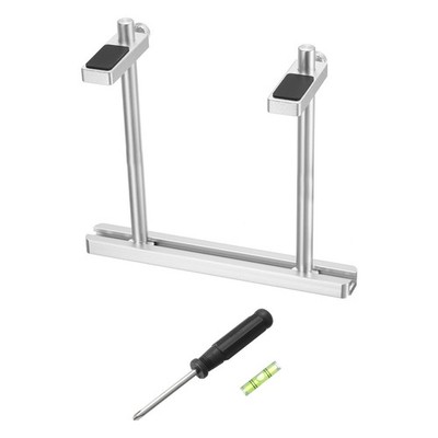 GPU Support Bracket, Fan Mount Graphics Card Stand Dual 10-120mm Aluminum Silver