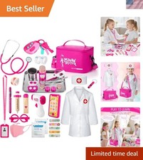 Doctor Kit for Girls, 34 Pcs Pretend Play Doctor Set  Doctor kit for Toddlers ...