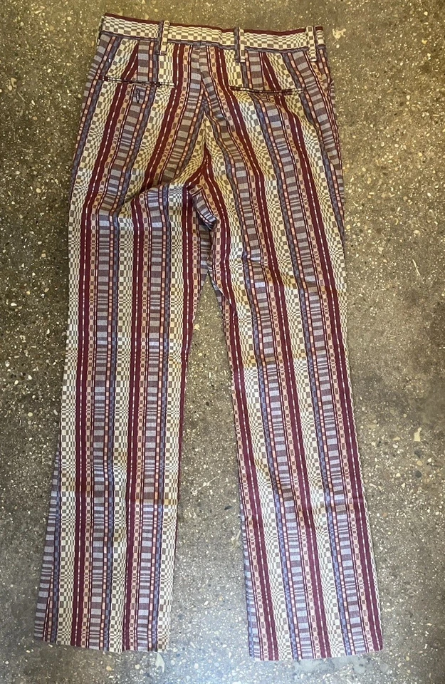 Calça Jimi Hendrix Vintage Anos 70 Levi’s Big E Estampa Hippie Flared - Imagem 3 de 4