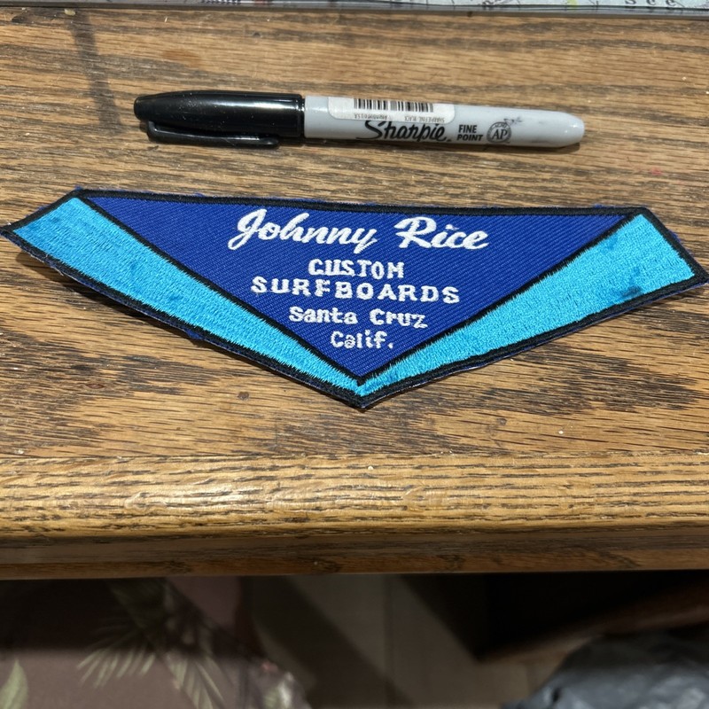 Vintage Surf Patch Johnny Rice  Patch