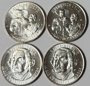 BU GEM 2026 P&D MAYFLOWER & REVOLUTION QUARTERS (4) COINS FROM US MINT BAGS